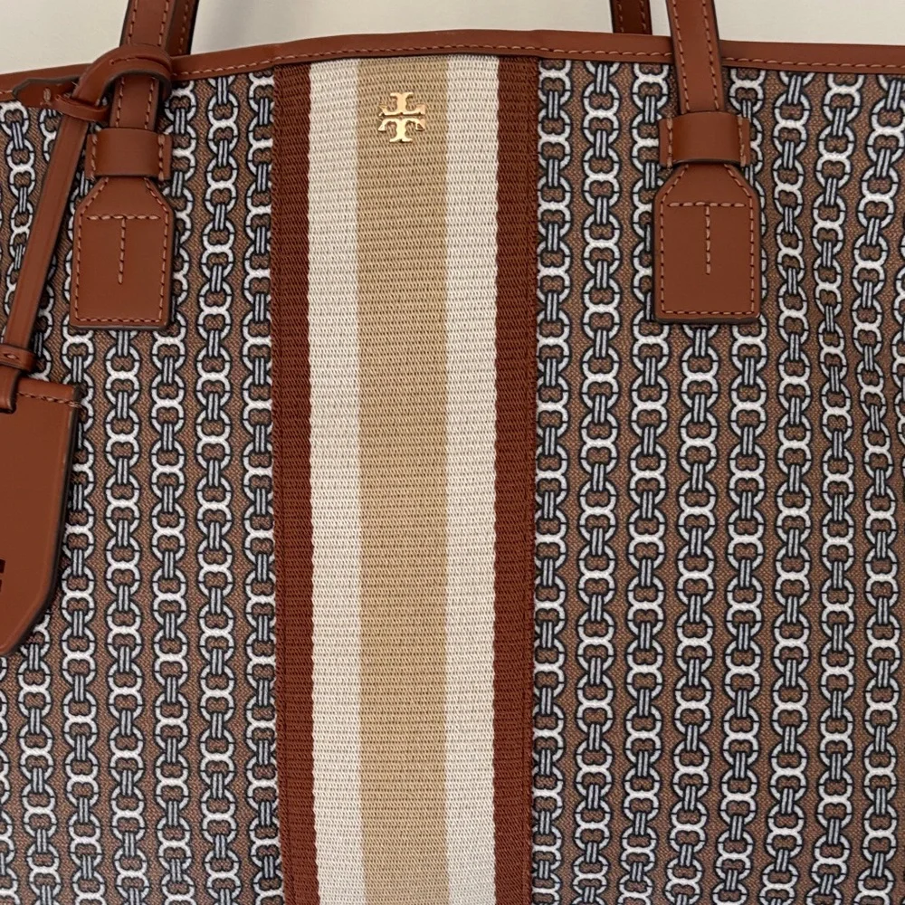 Tory Burch Tan Leather Tote - Picture 2 of 11